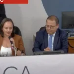 Grazi Carvalho palestra na audiência pública da ALMG